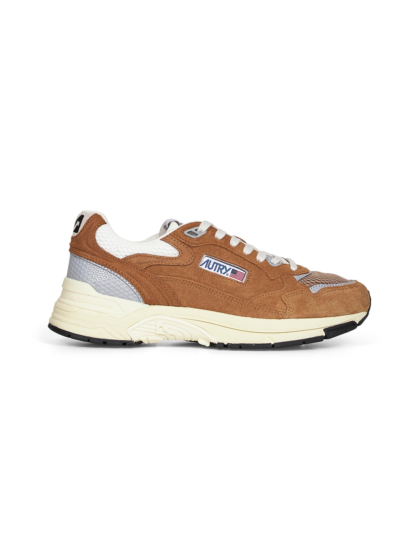 Suede and mesh Hyperway sneakers