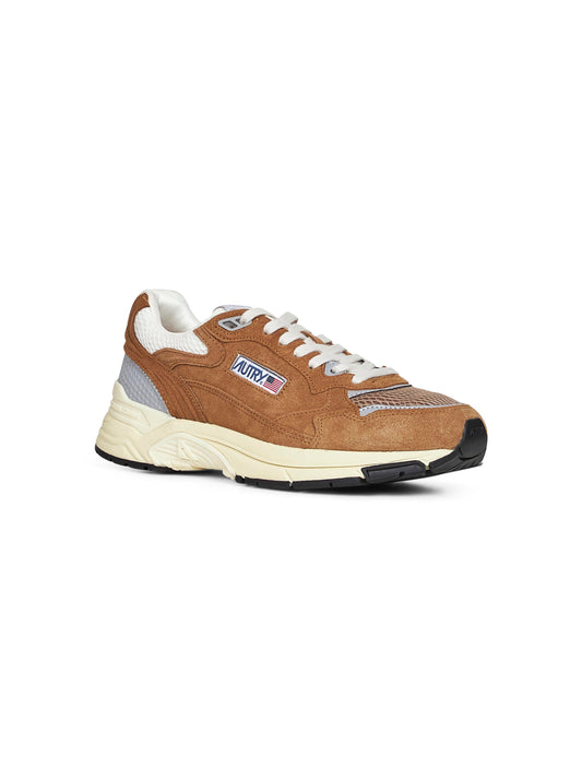 Sneakers Hyperway in suede e mesh