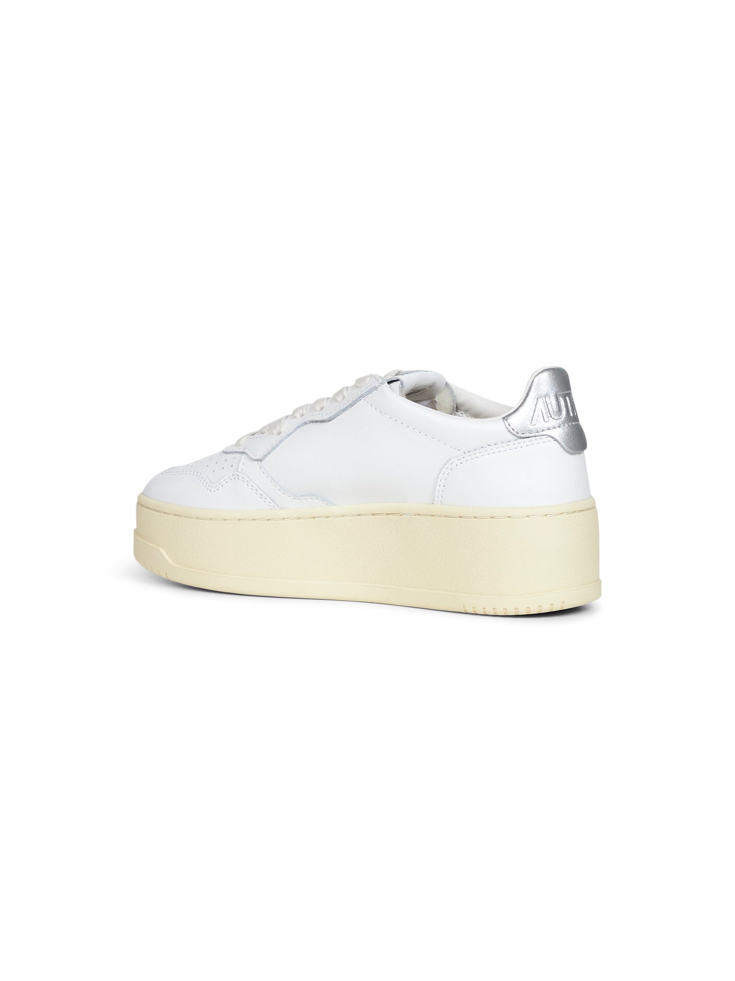 Sneakers Medalist Platform in pelle bianca