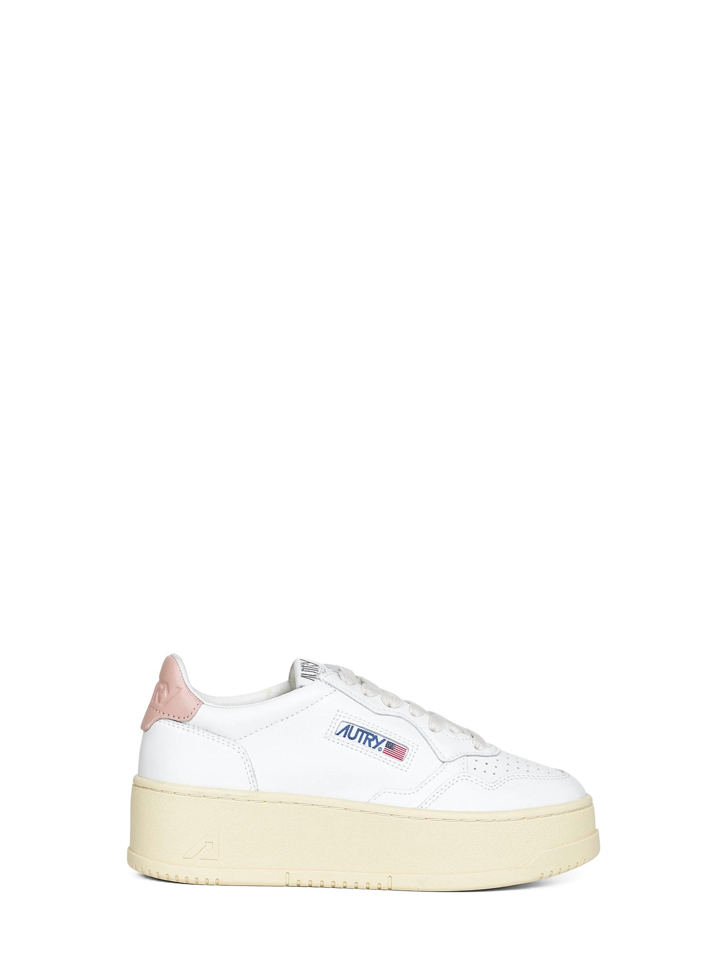 Sneakers Medalist Platform in pelle bianca