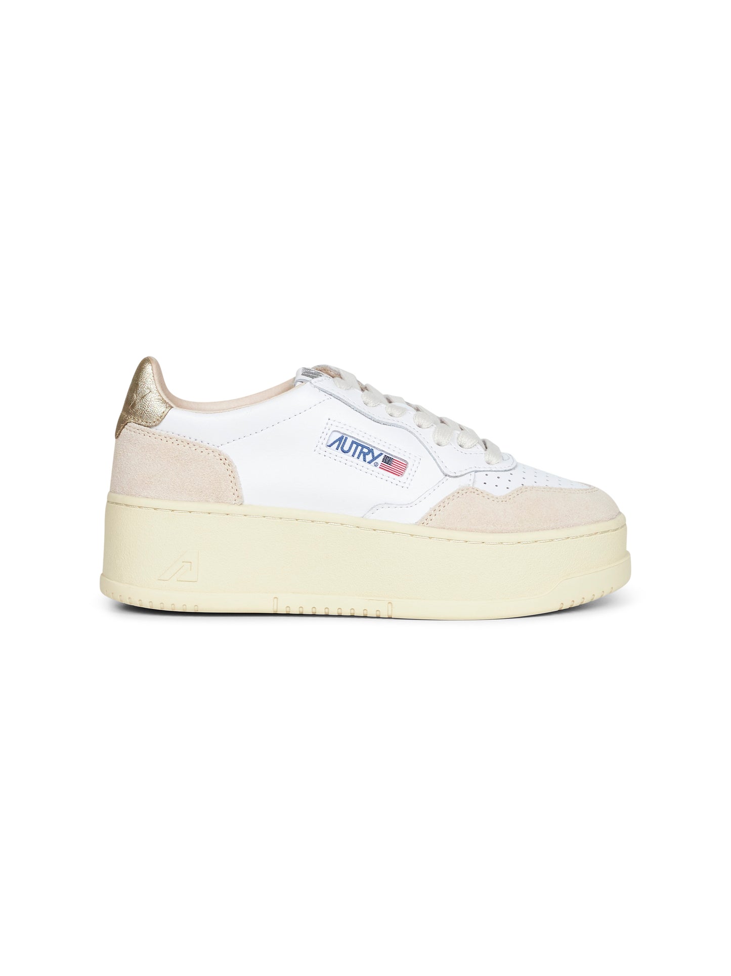 Sneakers Medalist Platform in pelle e suede