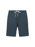 Green cotton logo sweatshorts