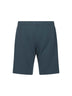 Green cotton logo sweatshorts