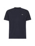 Blue jersey embroidered logo T-shirt
