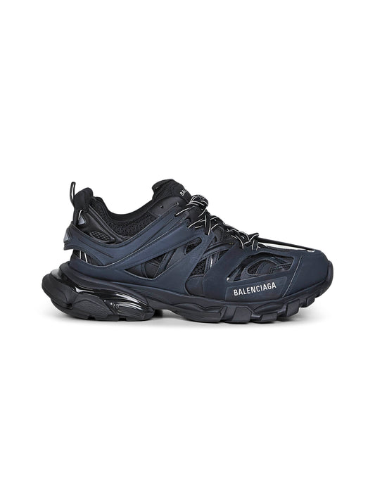 Black mesh and nylon Track sneakers