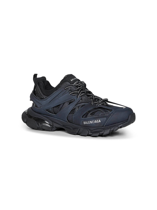Black mesh and nylon Track sneakers