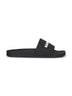 Black rubber Pool Slide sandals