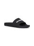 Black rubber Pool Slide sandals