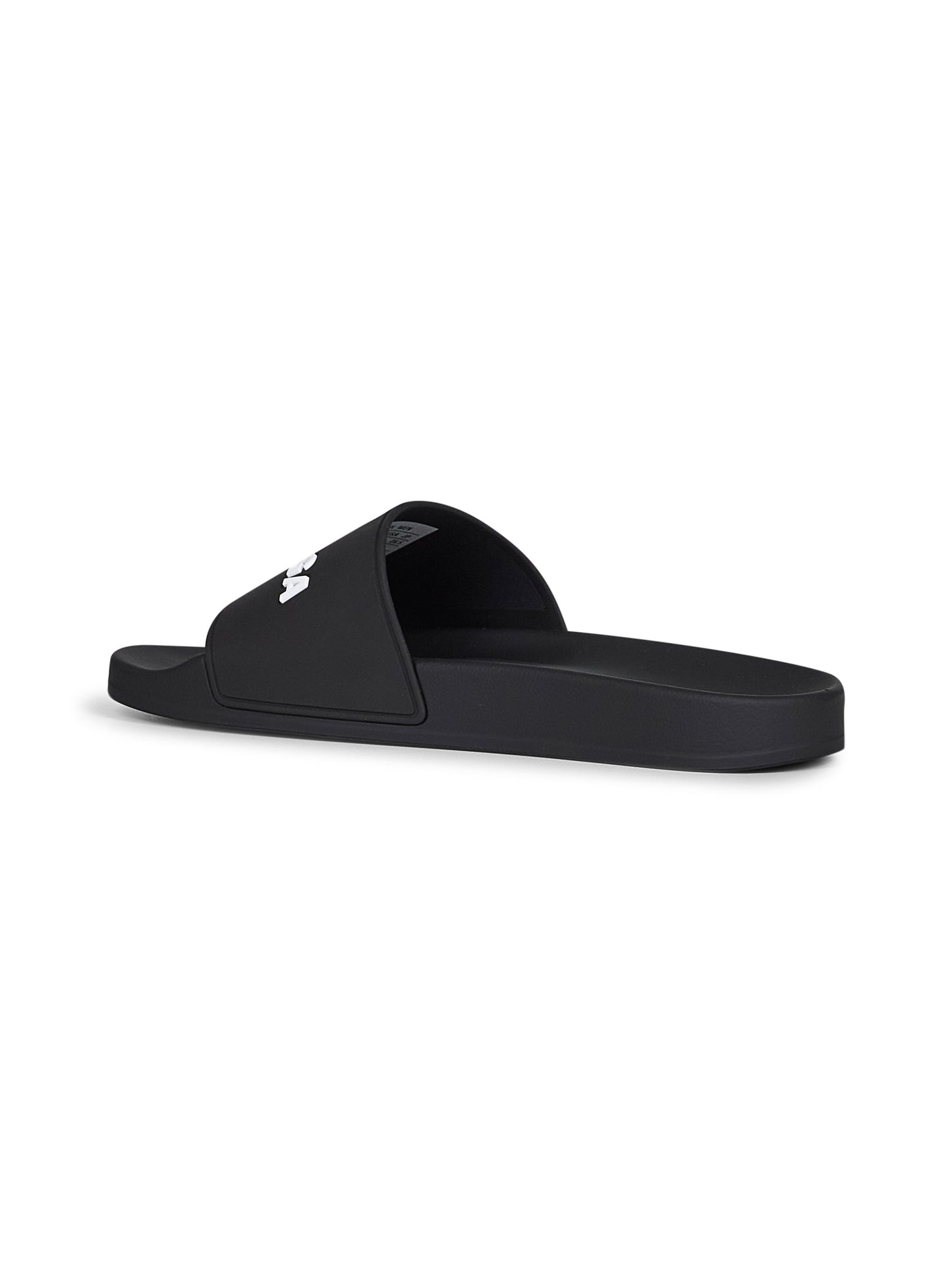 Black rubber Pool Slide sandals