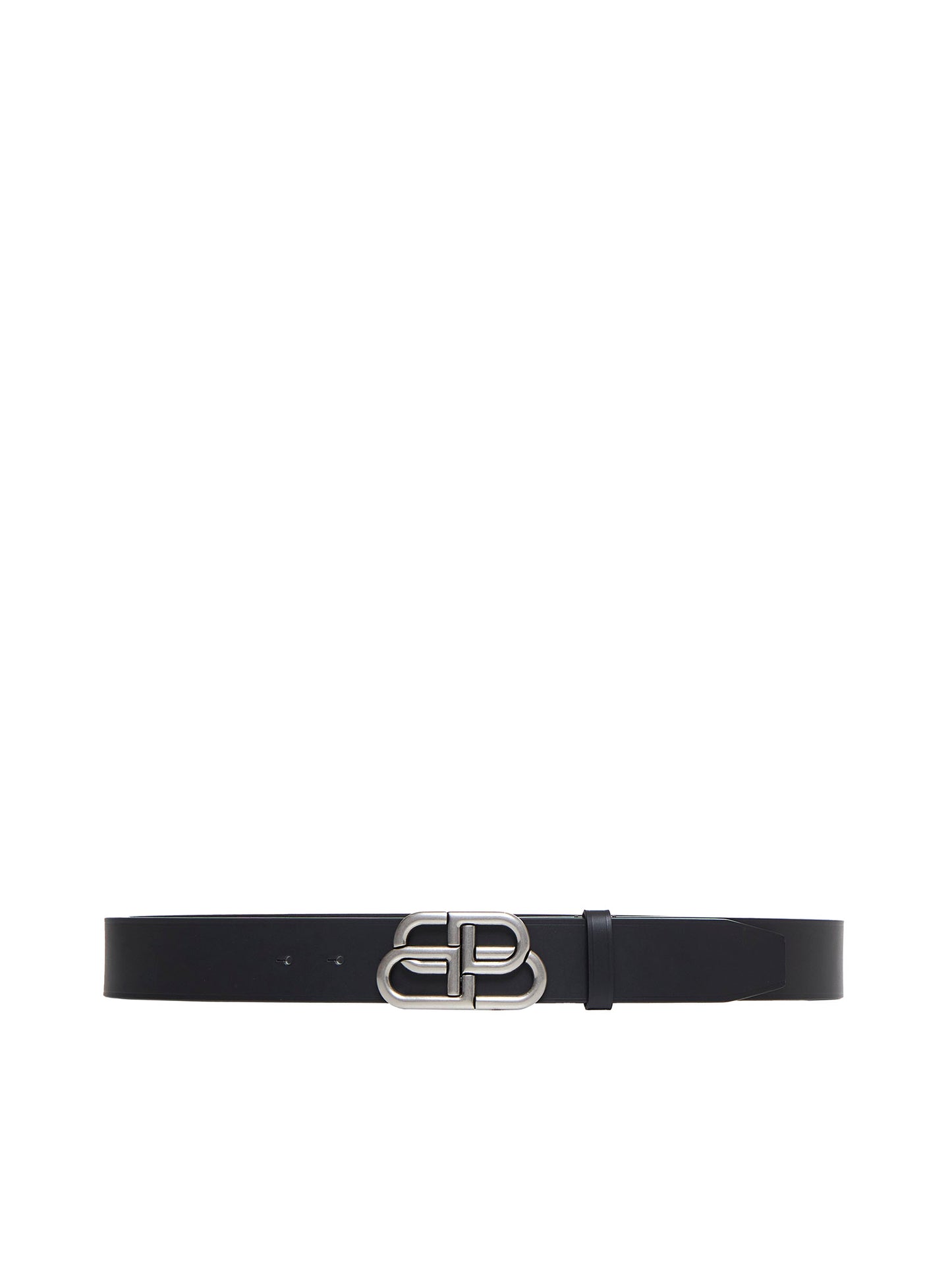 BB logo leather belt