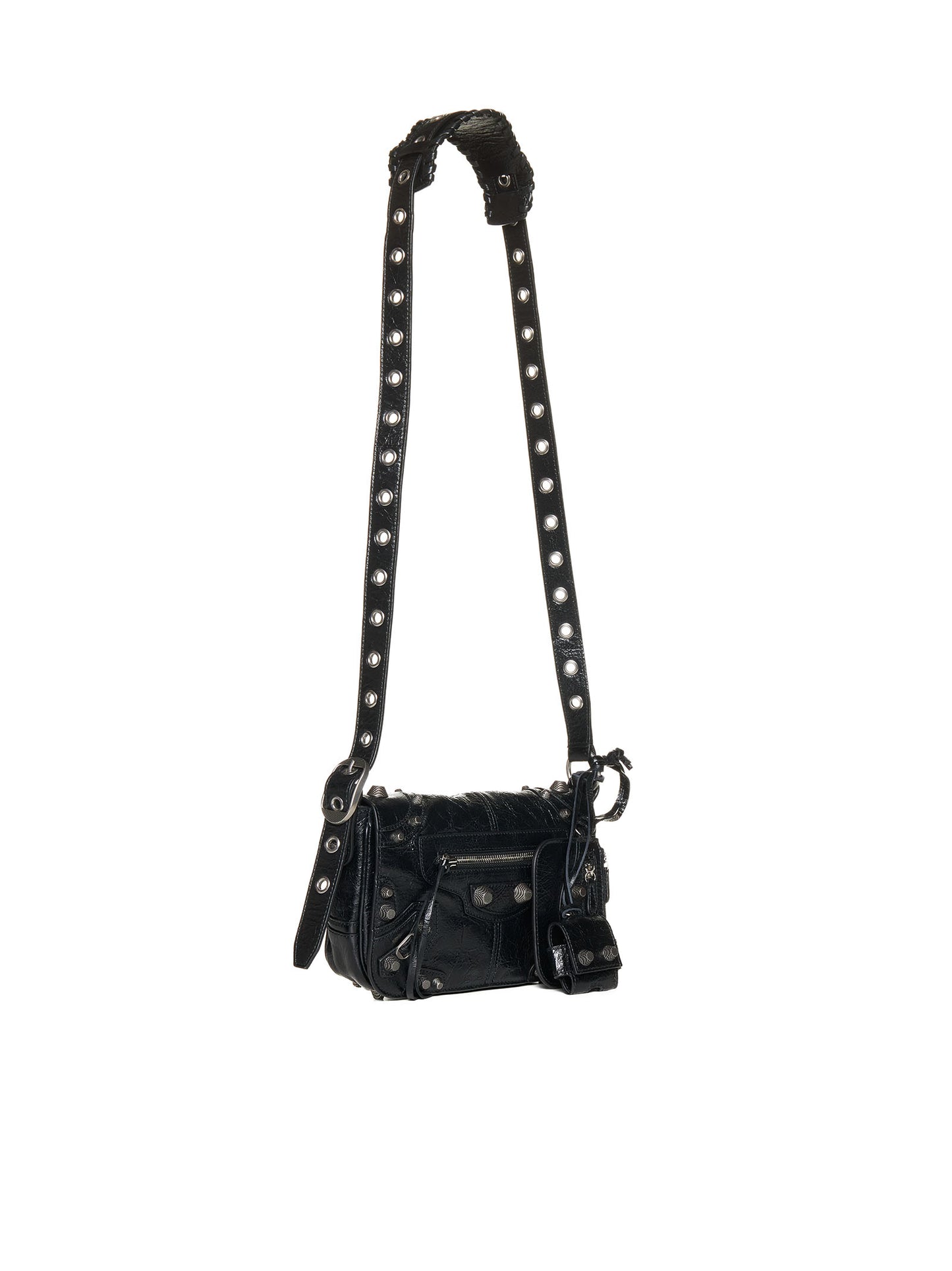 Borsa Le Cagole Con Patta Xs da Uomo in Nero