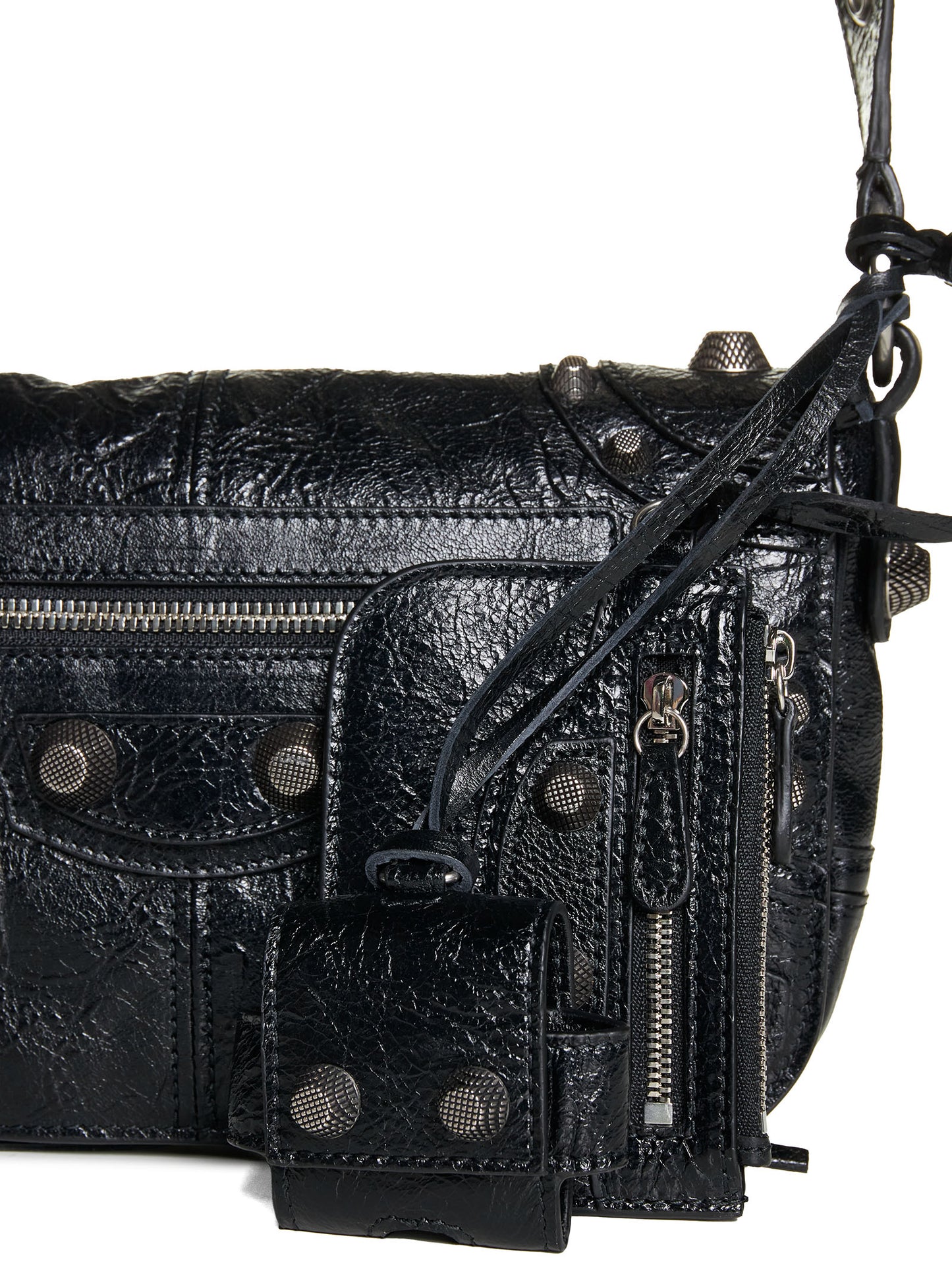 Borsa Le Cagole Con Patta Xs da Uomo in Nero