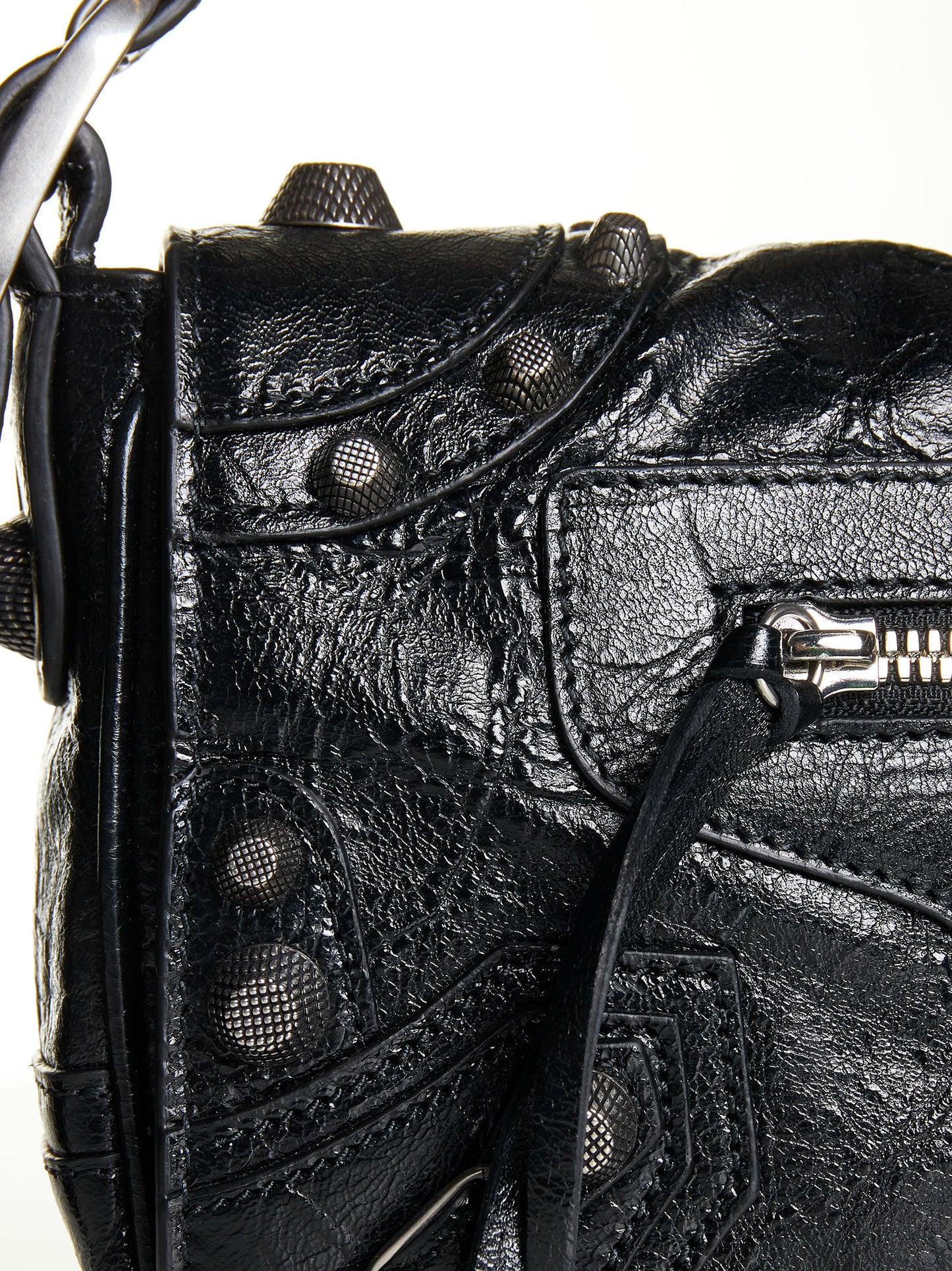 Borsa Le Cagole Con Patta Xs da Uomo in Nero