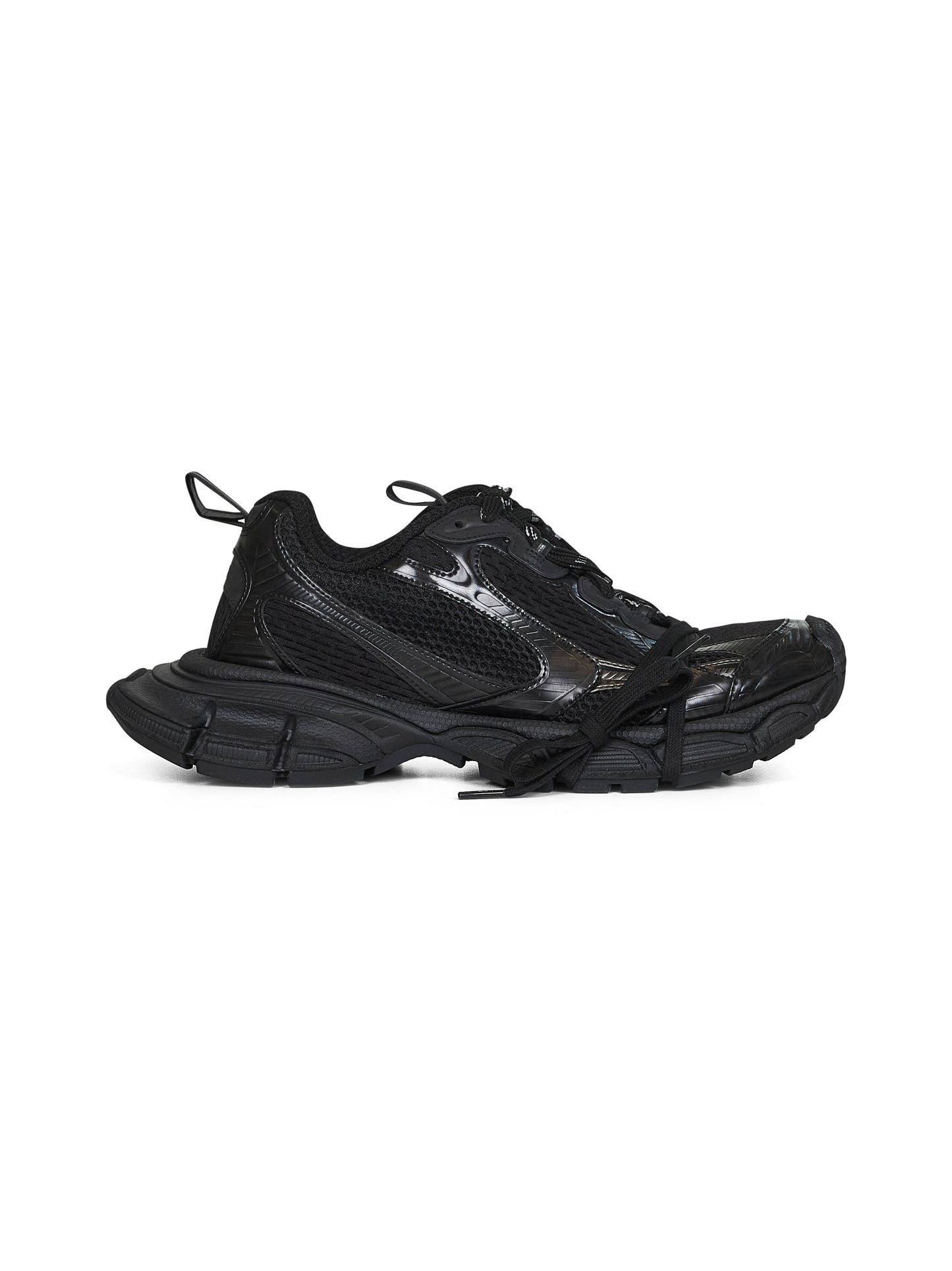 Sneakers 3XL in mesh e poliuretano nero