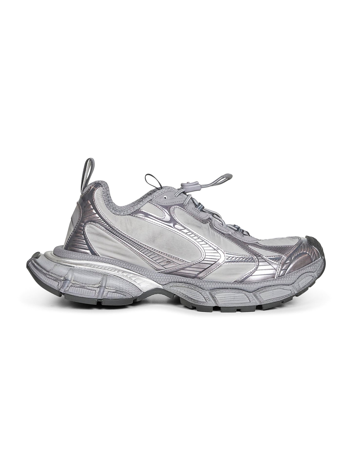 Sneakers 3XL in mesh e poliuretano grigio