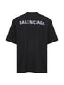 T-Shirt New Balenciaga Back Medium Fit nera