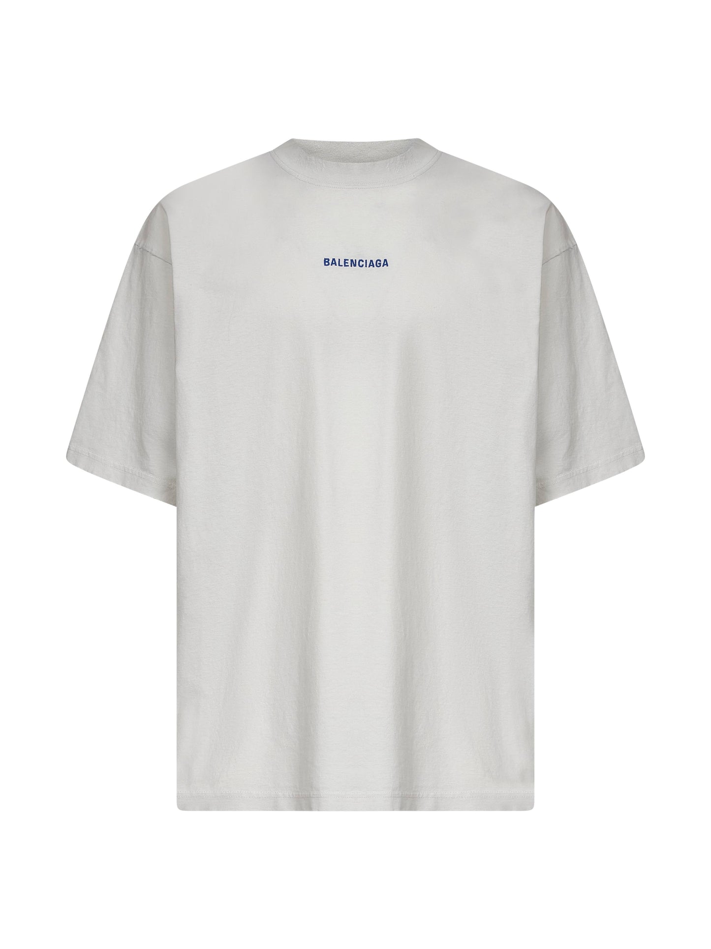 T-Shirt Balenciaga Back Medium Fit avorio