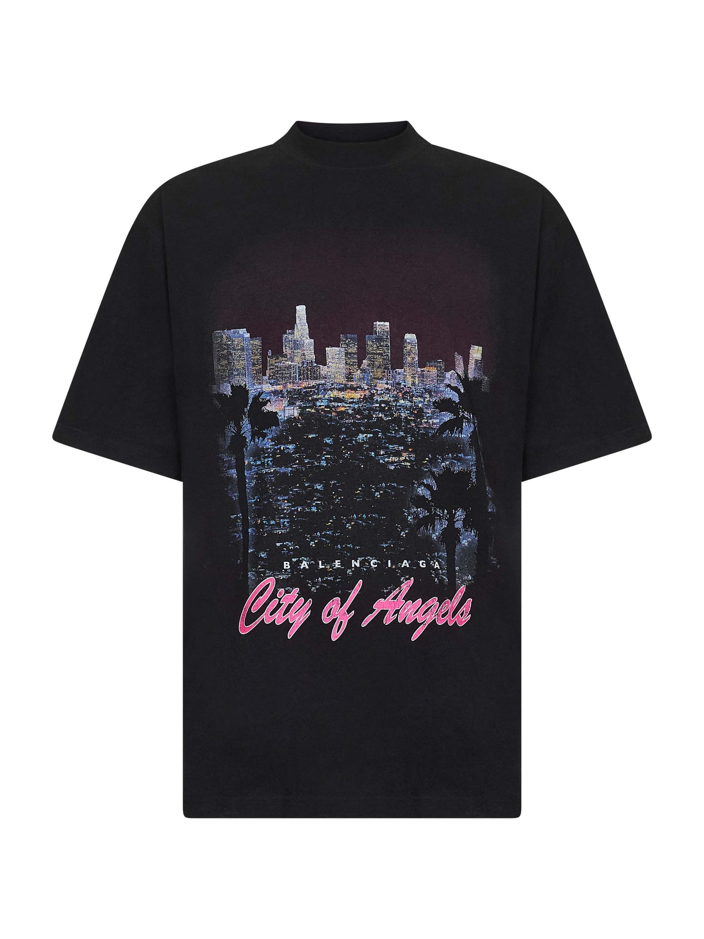 T-Shirt City Of Angels Medium Fit nera