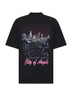 T-Shirt City Of Angels Medium Fit nera