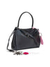 Borsa a mano con charms Rodeo Piccola nera