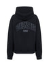 Black Flipped Uni Regular Fit zip-up hoodie