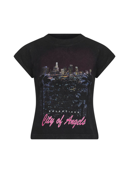 Black Shrunk City Of Angels T-Shirt