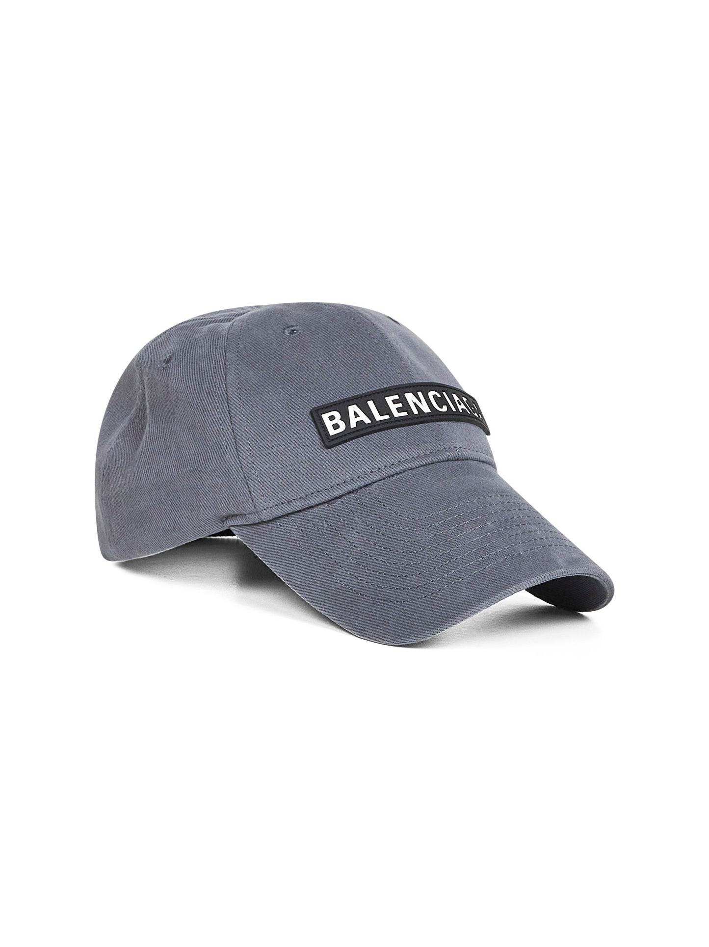 Grey drill Patch baseball cap