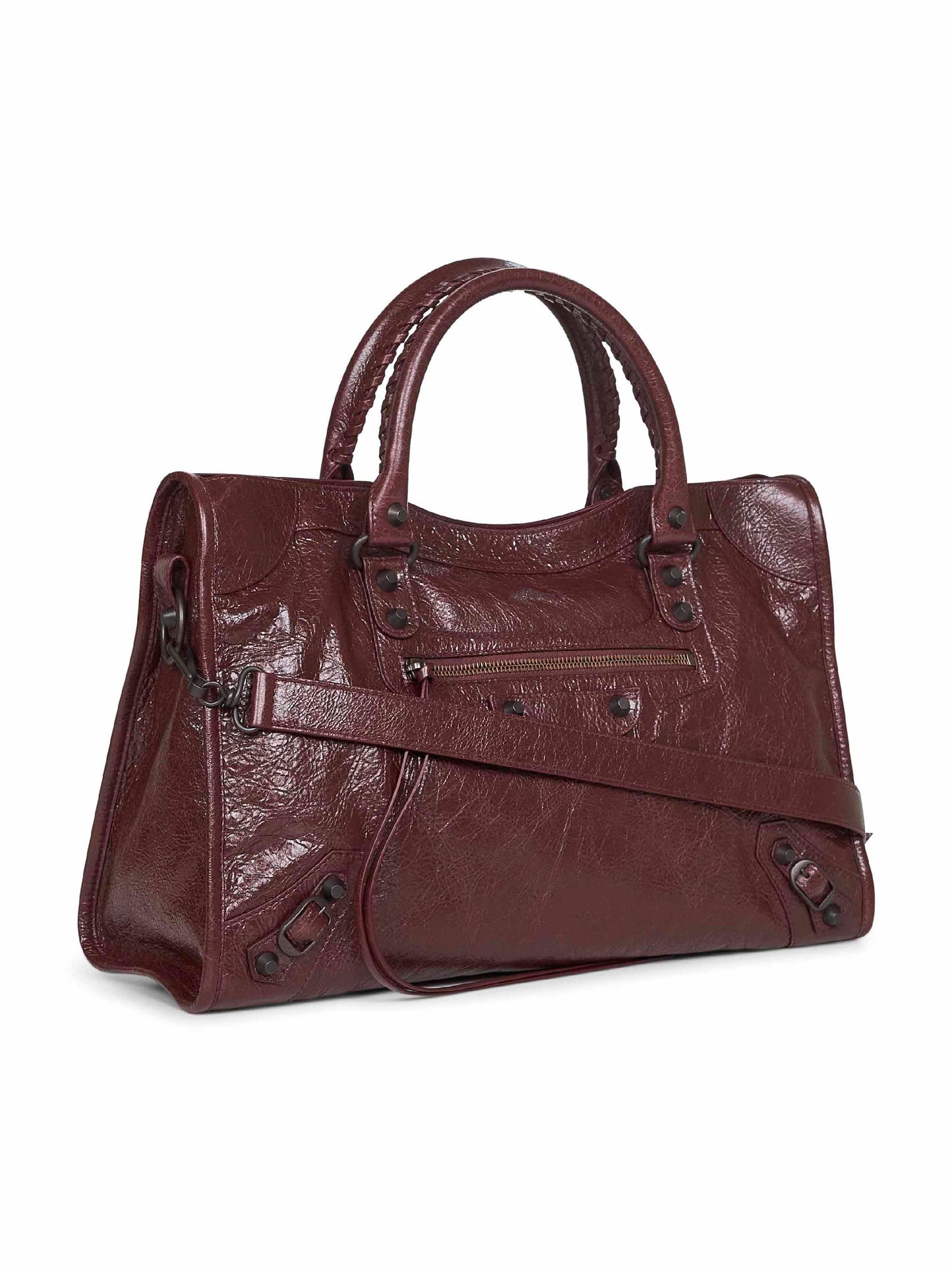 Dark burgundy Le City Medium Bag