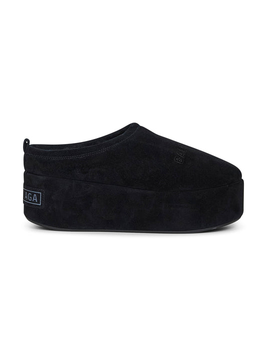 Black Alaska Soft platform mules