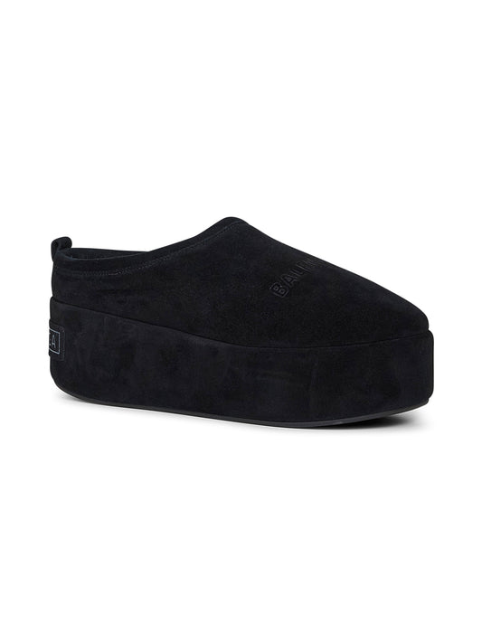 Black Alaska Soft platform mules