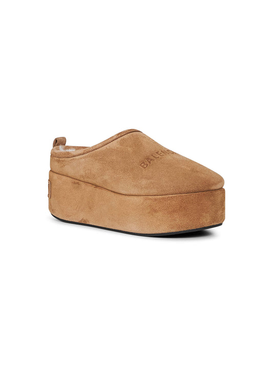 Camel Alaska Soft platform mules