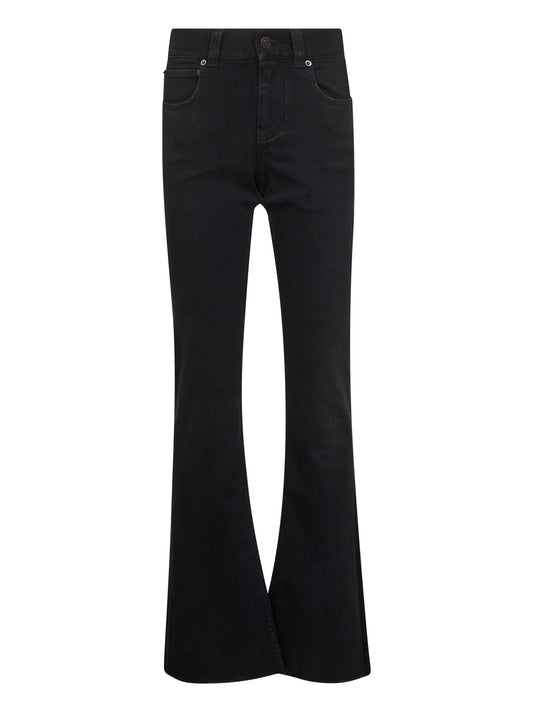 Black denim Bootcut Slim Fit jeans