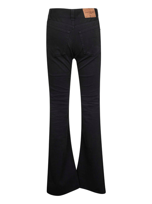 Black denim Bootcut Slim Fit jeans