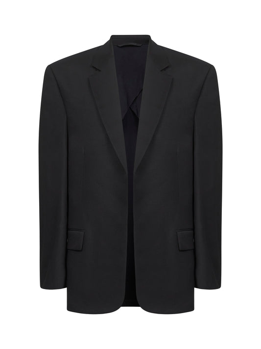 Black wool Hybrid Tailored blazer
