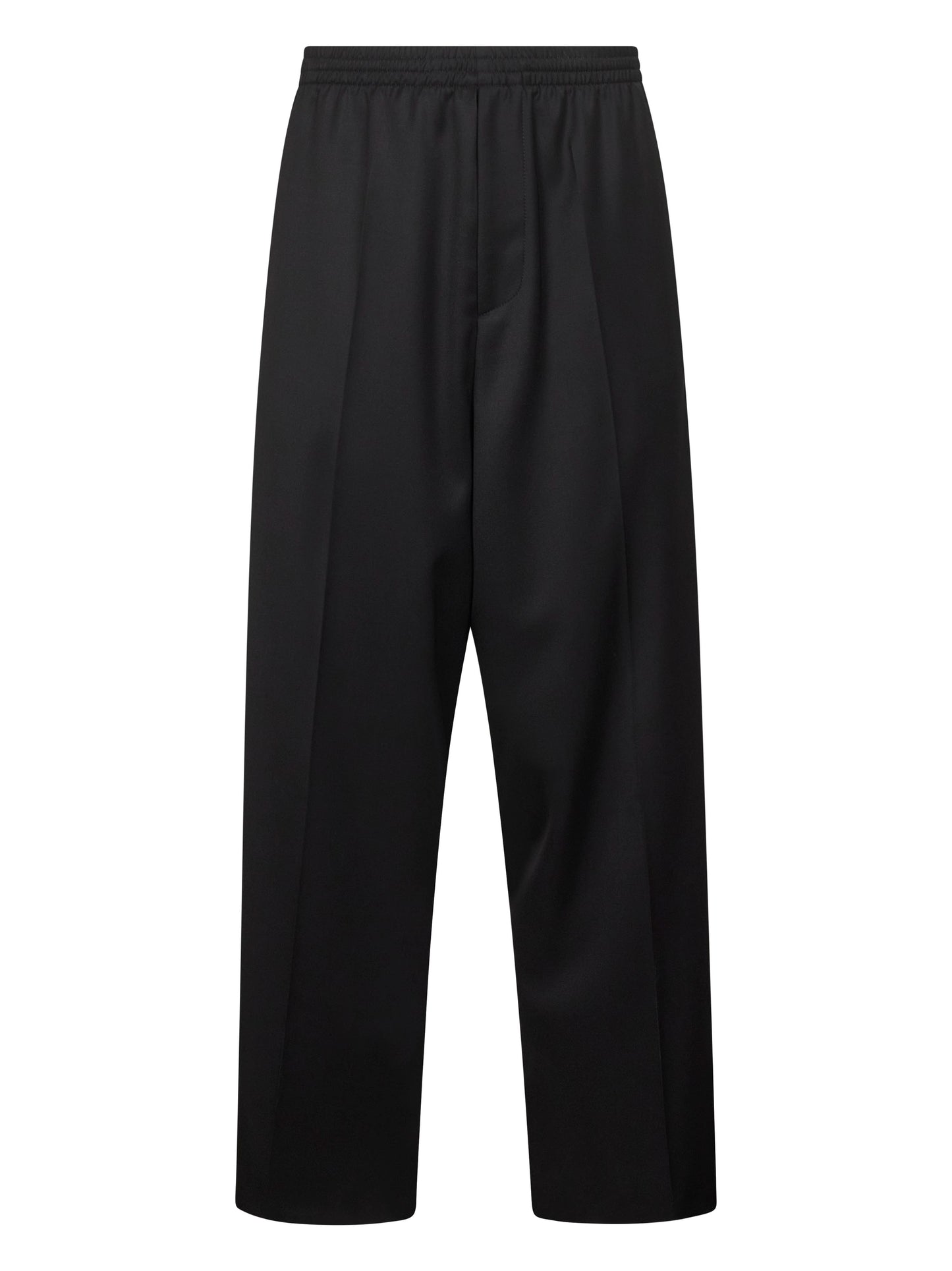 Pantaloni Tailored in lana nera
