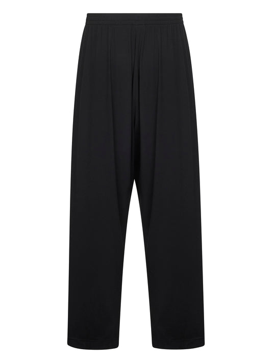 Pantaloni Tailored in lana nera