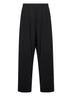 Pantaloni Tailored in lana nera