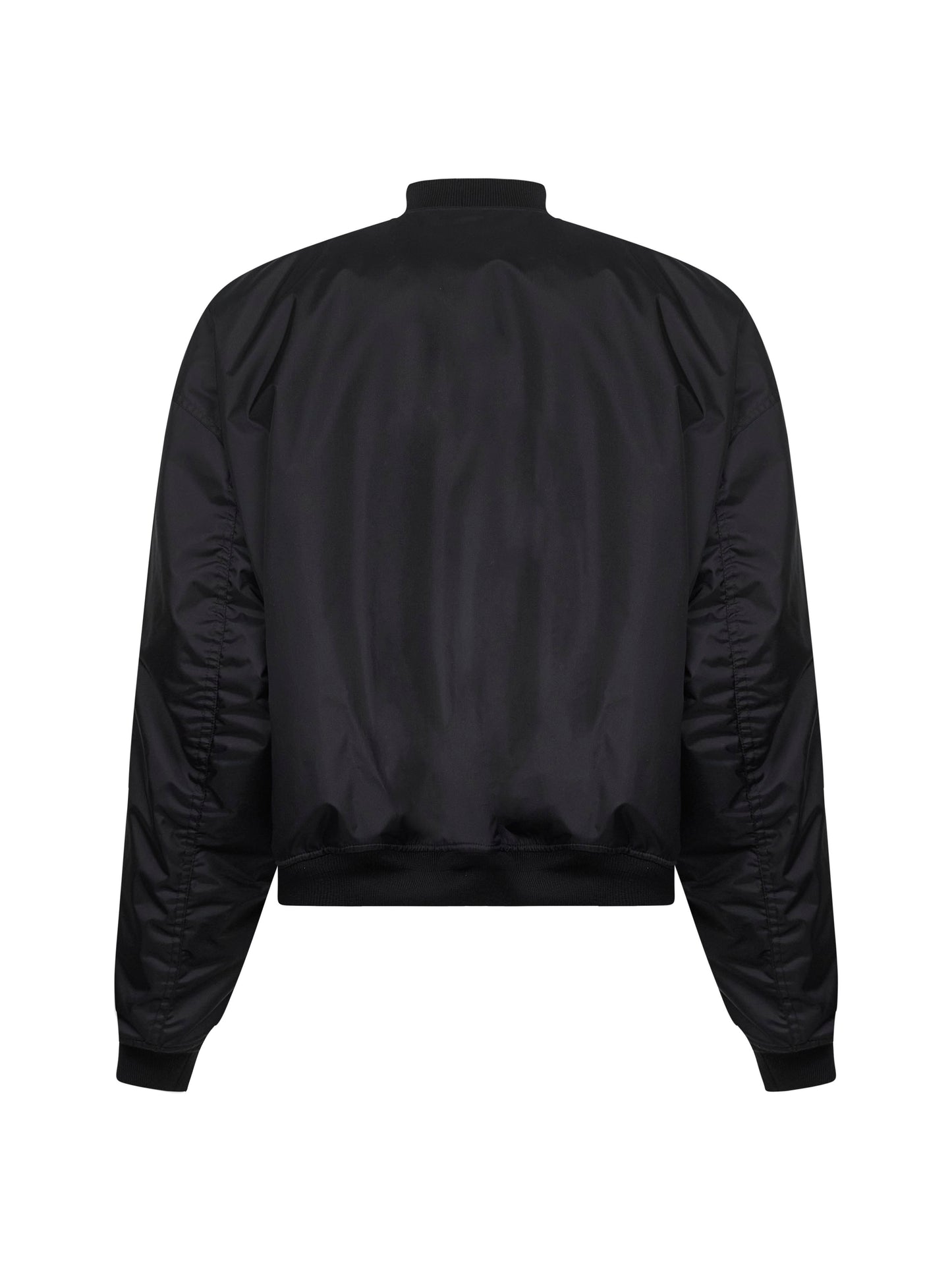 Giacca Bomber Large Fit in poliammide nero