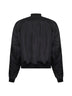 Giacca Bomber Large Fit in poliammide nero