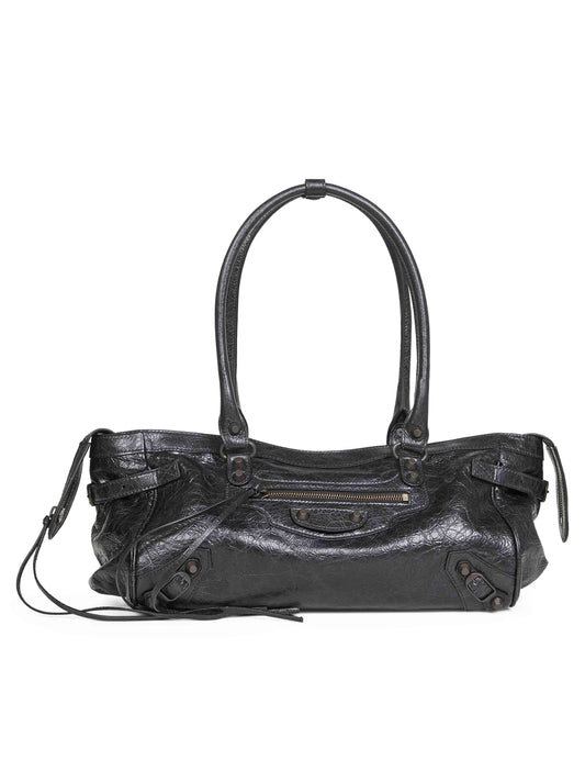 Borsa a spalla Le City East-West nera