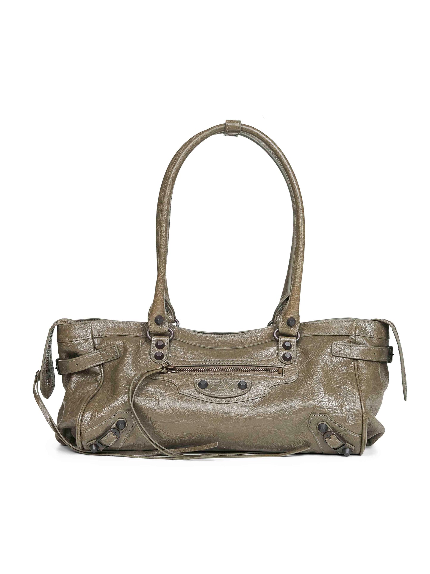 Borsa a spalla Le City East-West verde militare