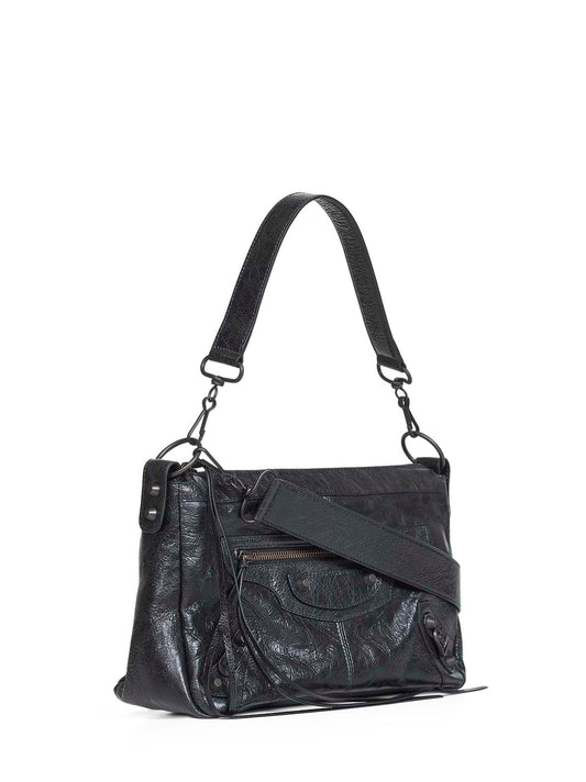 Borsa a tracolla Le City Moto Piccola nera