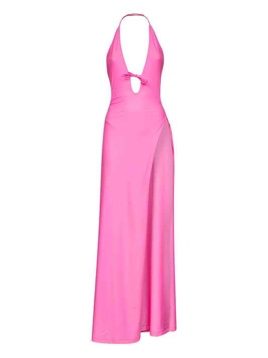 Abito asimmetrico rosa BB