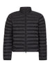 Piumino leggero in nylon opaco nero