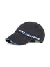 Black drill Tilted Typo baseball cap