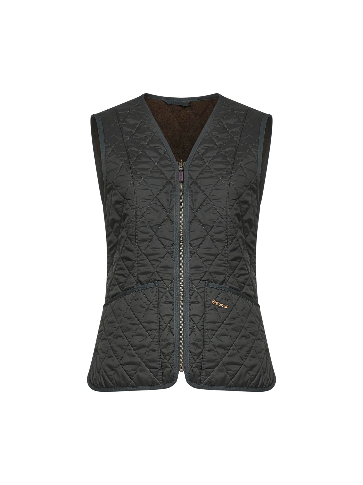 Gilet/fodera Betty in pile verde