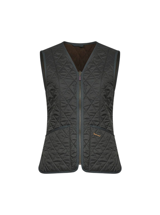 Gilet/fodera Betty in pile verde