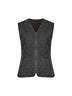 Gilet/fodera Betty in pile verde