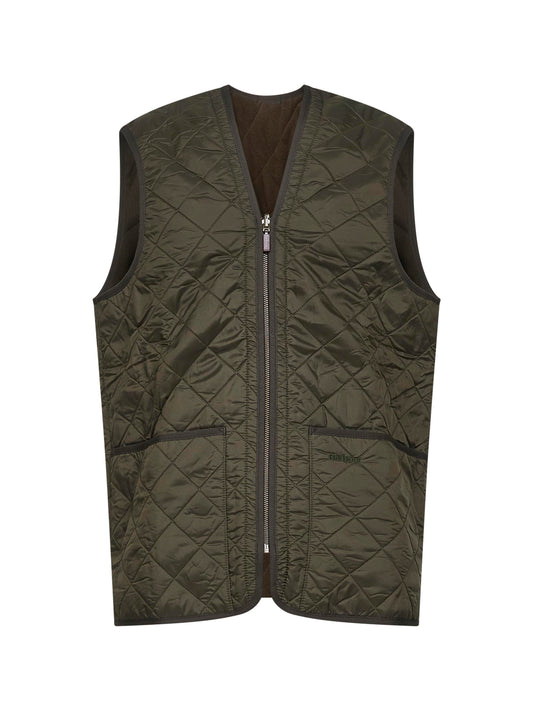 Olive Polarquilt zip-in liner