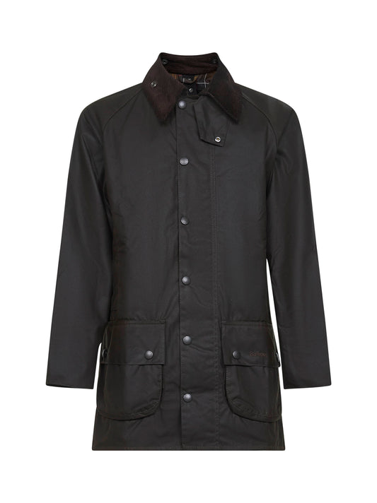 Giacca classica cerata Beaufort verde